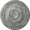 Ekena Millwork Foster Ceiling Medallion (Fits Canopies up to 5 5/8"), 19 1/8"OD x 1"P, Ultra Pure White Crackle CM19FOUWC - alternate 1